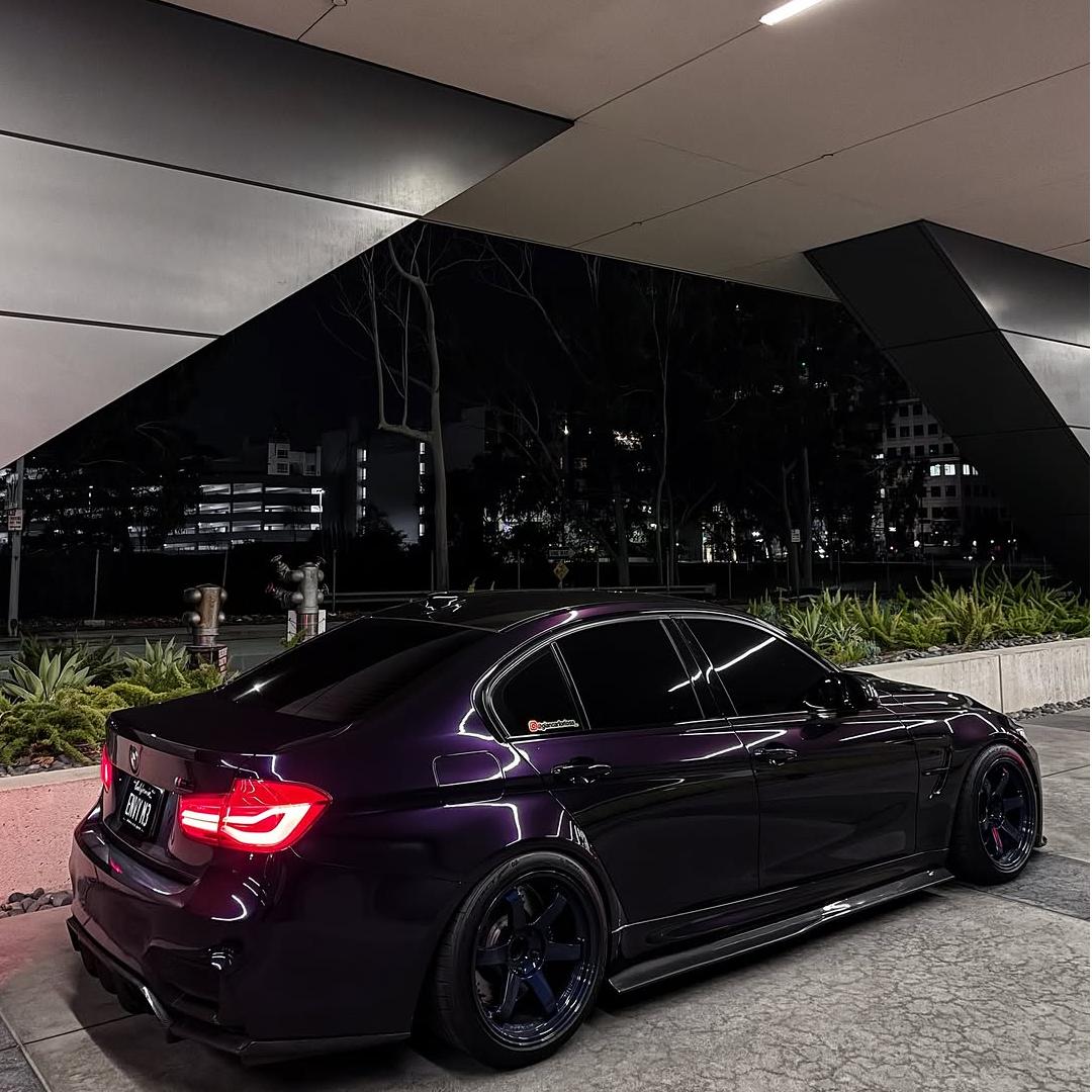 Gloss Metallic Ghost Midnight Purple Car Vinyl Wrap PET product image 7 - Veloro metallic vinyl wrap
