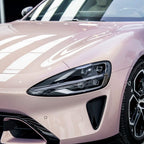 Gloss Metallic Gilded Rose Pink Car Vinyl Wrap PET product image 5 - Veloro metallic vinyl wrap