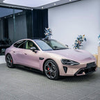 Gloss Metallic Gilded Rose Pink Car Vinyl Wrap PET product image 2 - Veloro metallic vinyl wrap