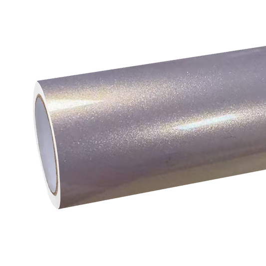 Gloss Metallic Gilded Rose Pink Car Vinyl Wrap PET