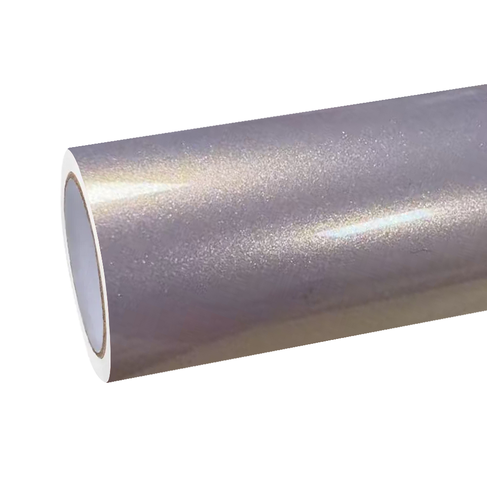 Gloss Metallic Gilded Rose Pink Car Vinyl Wrap PET