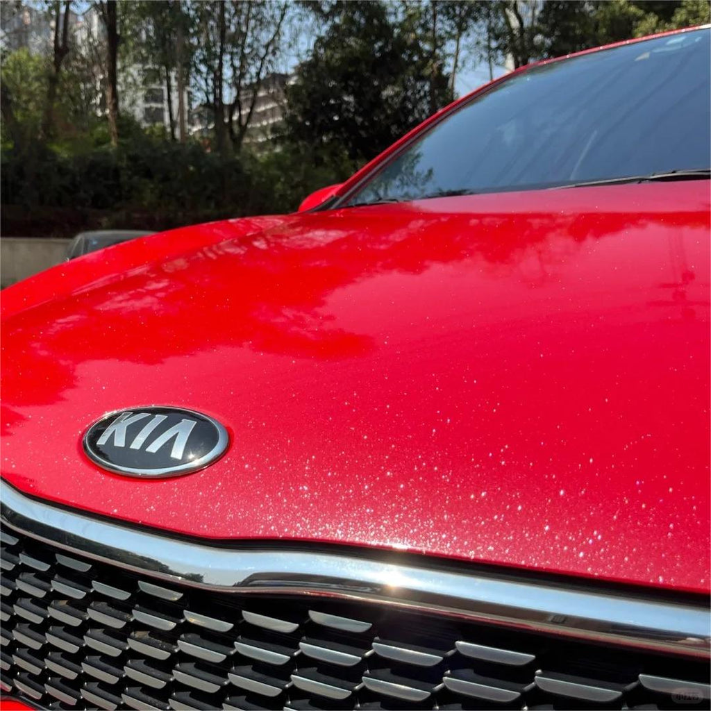 Gloss Metallic Glitter Red Car Vinyl Wrap Sale product image 4 - Veloro metallic vinyl wrap