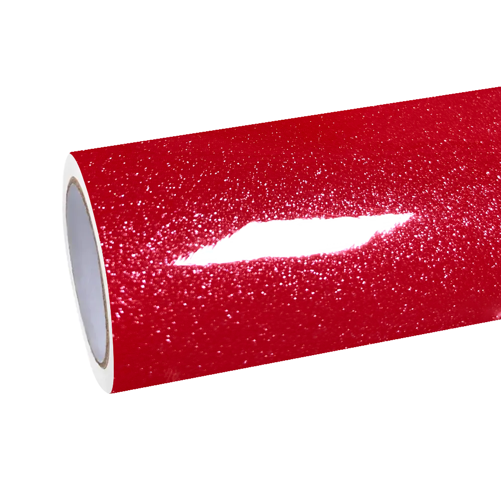 Gloss Metallic Glitter Red Car Vinyl Wrap Sale