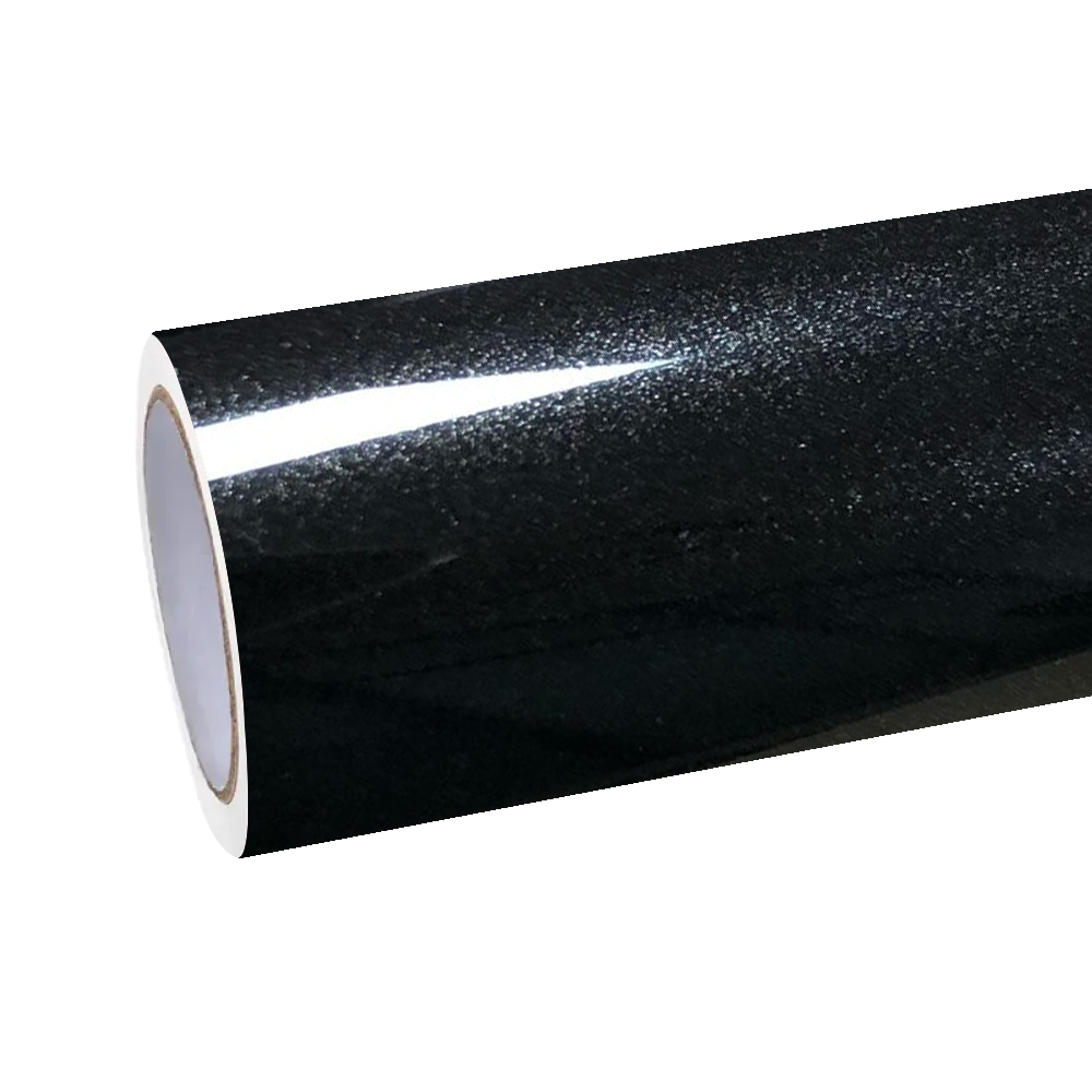 Gloss Metallic Gold Black Car Vinyl Wrap PET product image 2 - Veloro metallic vinyl wrap
