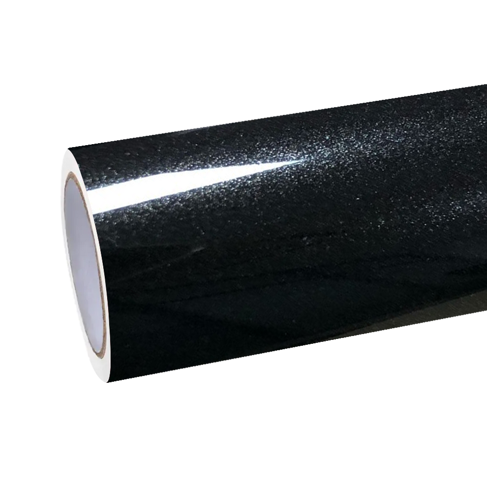 Gloss Metallic Gold Black Car Vinyl Wrap PET product image 2 - Veloro metallic vinyl wrap