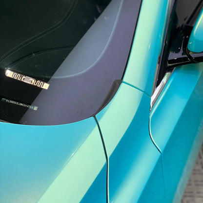 Gloss Metallic Neon Ice Blue Car Vinyl Wrap product image 6 - Veloro metallic vinyl wrap