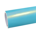 Gloss Metallic Neon Ice Blue Car Vinyl Wrap