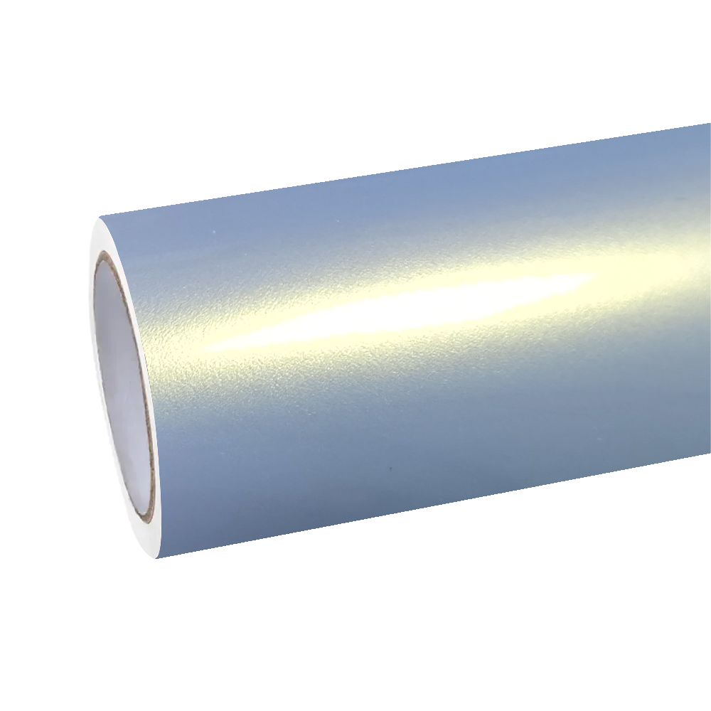Gloss Metallic Gold Grey Car Vinyl Wrap