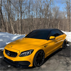 Gloss Metallic Golden Yellow Car Vinyl Wrap PET product image 11 - Veloro metallic vinyl wrap