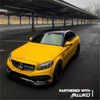 Gloss Metallic Golden Yellow Car Vinyl Wrap PET product image 3 - Veloro metallic vinyl wrap