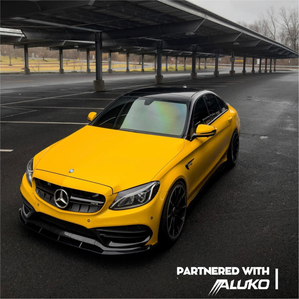 Gloss Metallic Golden Yellow Car Vinyl Wrap PET product image 3 - Veloro metallic vinyl wrap