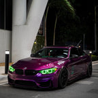 Gloss Metallic Grape Purple Car Vinyl Wrap PET product image 3 - Veloro metallic vinyl wrap