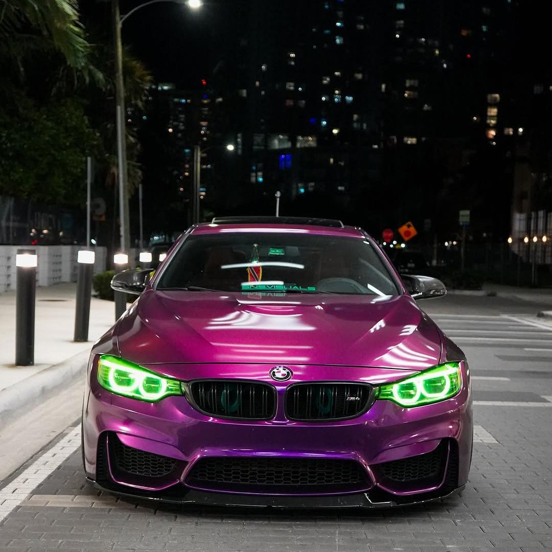 Gloss Metallic Grape Purple Car Vinyl Wrap PET product image 4 - Veloro metallic vinyl wrap