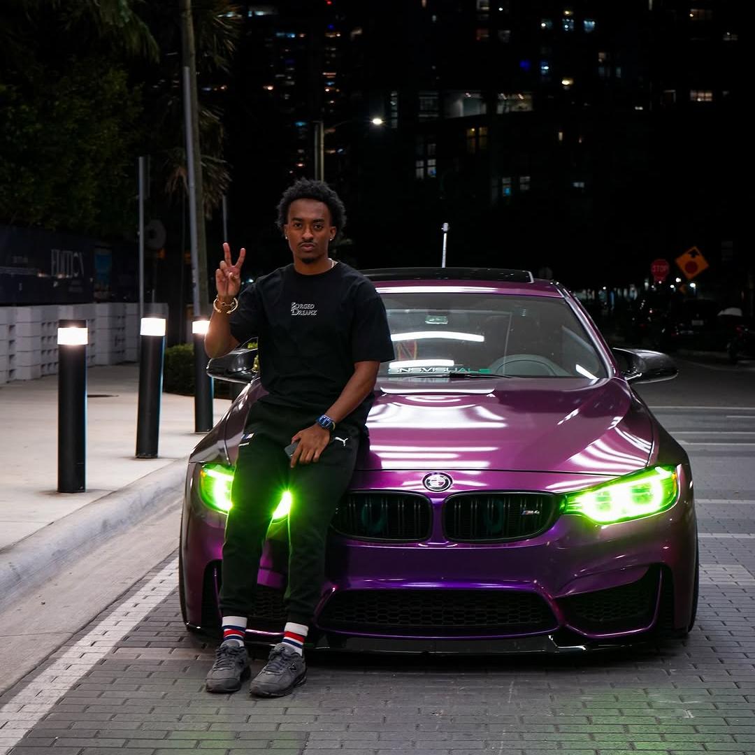 Gloss Metallic Grape Purple Car Vinyl Wrap PET product image 8 - Veloro metallic vinyl wrap