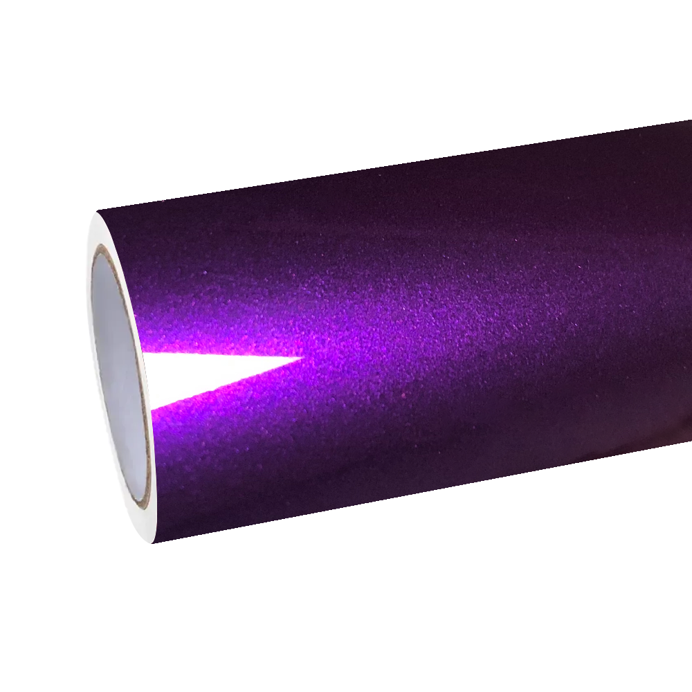 Gloss Metallic Grape Purple Car Vinyl Wrap PET product image 2 - Veloro metallic vinyl wrap
