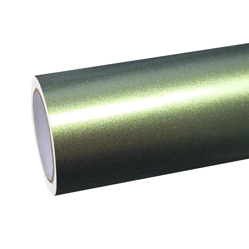 Gloss Metallic Green Gold Car Vinyl Wrap product image 2 - Veloro metallic vinyl wrap