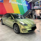 Gloss Metallic Green Gold Car Vinyl Wrap product image 6 - Veloro metallic vinyl wrap