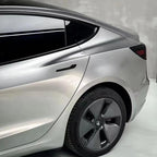 Gloss Metallic GT Silver Car Vinyl Wrap PET product image 6 - Veloro metallic vinyl wrap