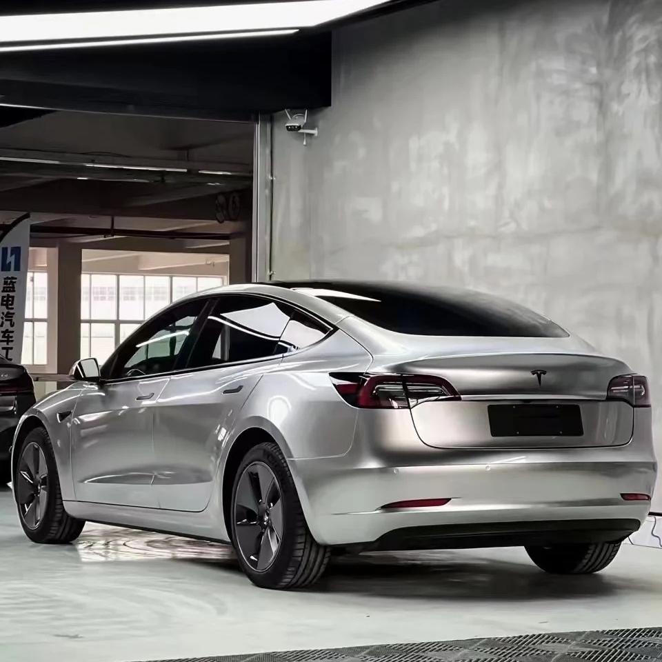 Gloss Metallic GT Silver Car Vinyl Wrap PET product image 8 - Veloro metallic vinyl wrap
