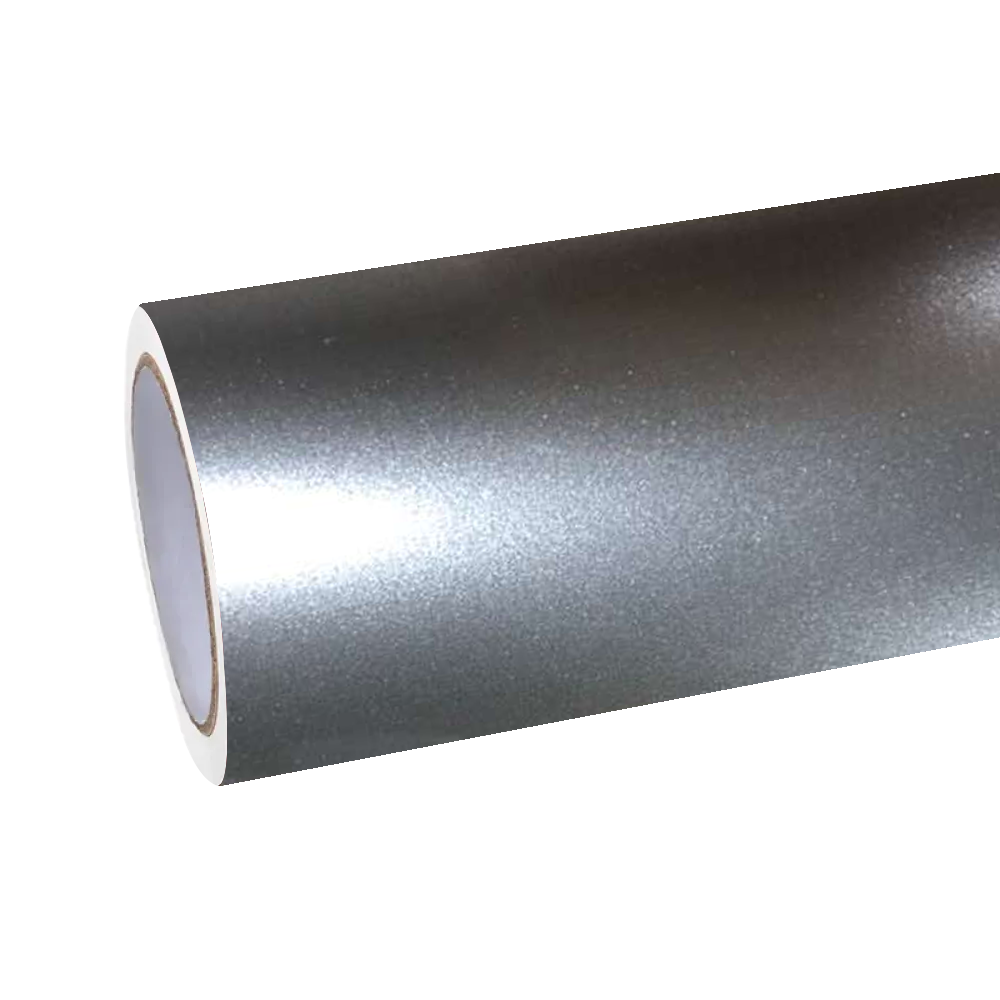 Gloss Metallic GT Silver Car Vinyl Wrap PET