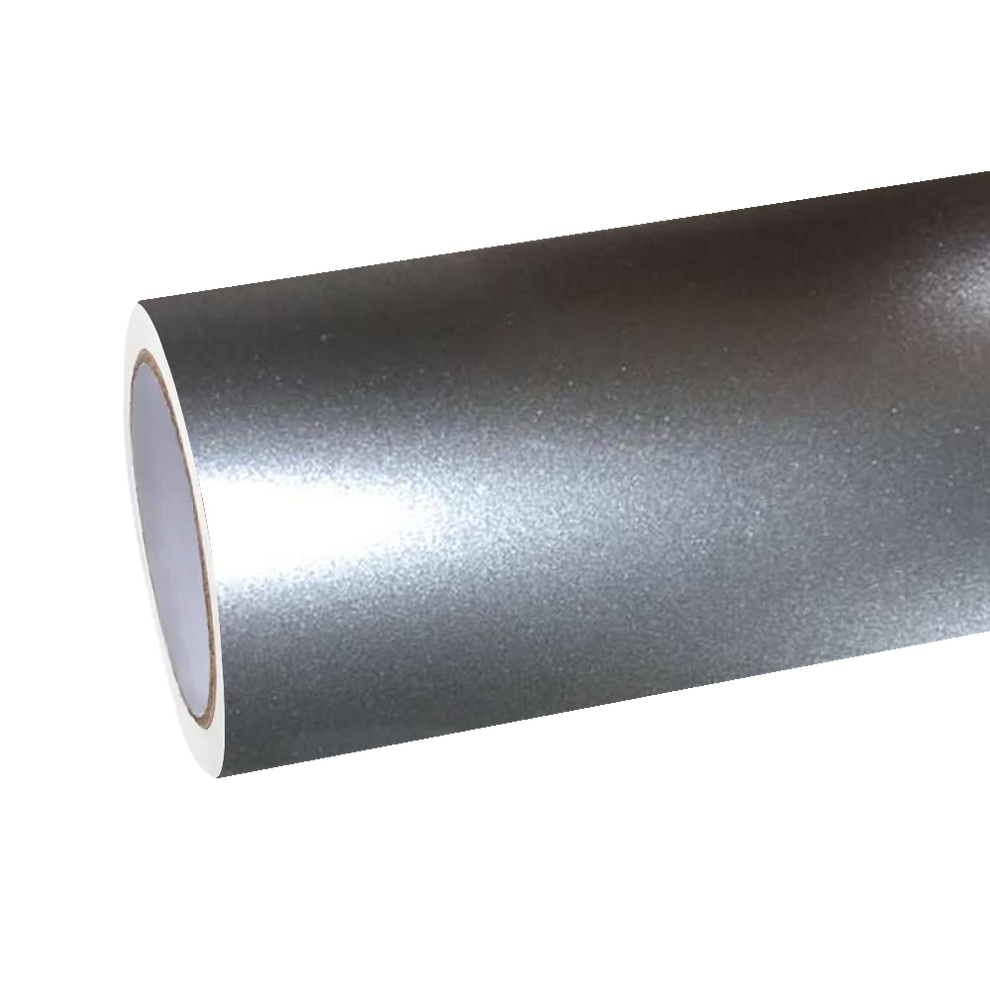Gloss Metallic GT Silver Car Vinyl Wrap PET