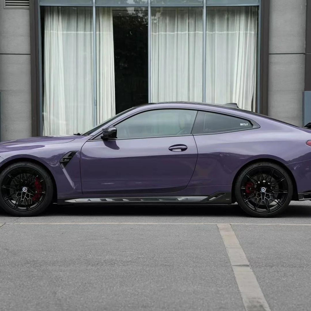 Gloss Metallic Hazy Purple Car Vinyl Wrap PET product image 4 - Veloro metallic vinyl wrap