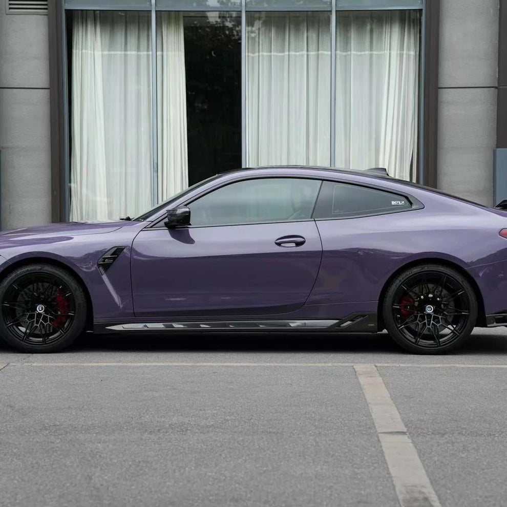 Gloss Metallic Hazy Purple Car Vinyl Wrap PET product image 4 - Veloro metallic vinyl wrap