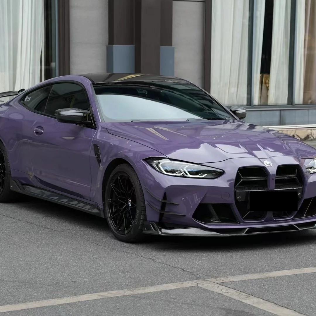 Gloss Metallic Hazy Purple Car Vinyl Wrap PET product image 5 - Veloro metallic vinyl wrap