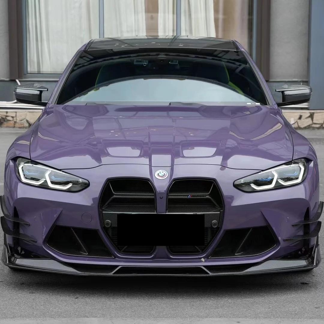 Gloss Metallic Hazy Purple Car Vinyl Wrap PET product image 2 - Veloro metallic vinyl wrap