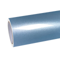 Gloss Metallic Porsche Ice Blue Car Vinyl Wrap PET