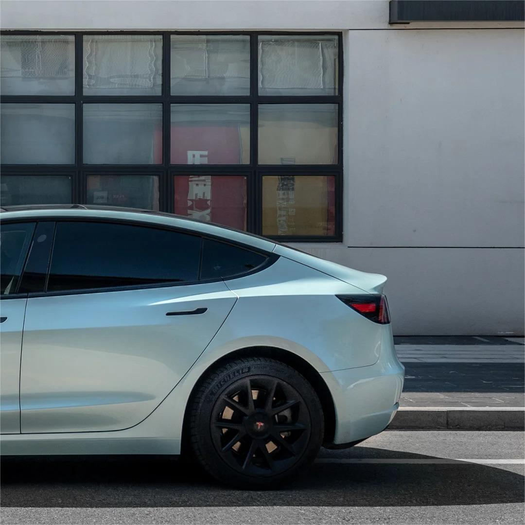 Gloss Metallic Jade Green Car Vinyl Wrap product image 8 - Veloro metallic vinyl wrap