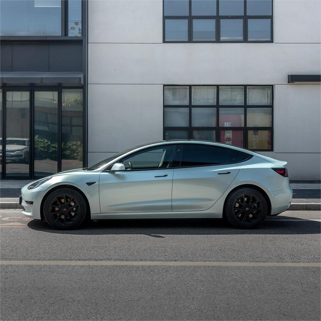 Gloss Metallic Jade Green Car Vinyl Wrap product image 7 - Veloro metallic vinyl wrap