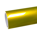 Gloss Metallic Lemon Yellow Car Vinyl Wrap