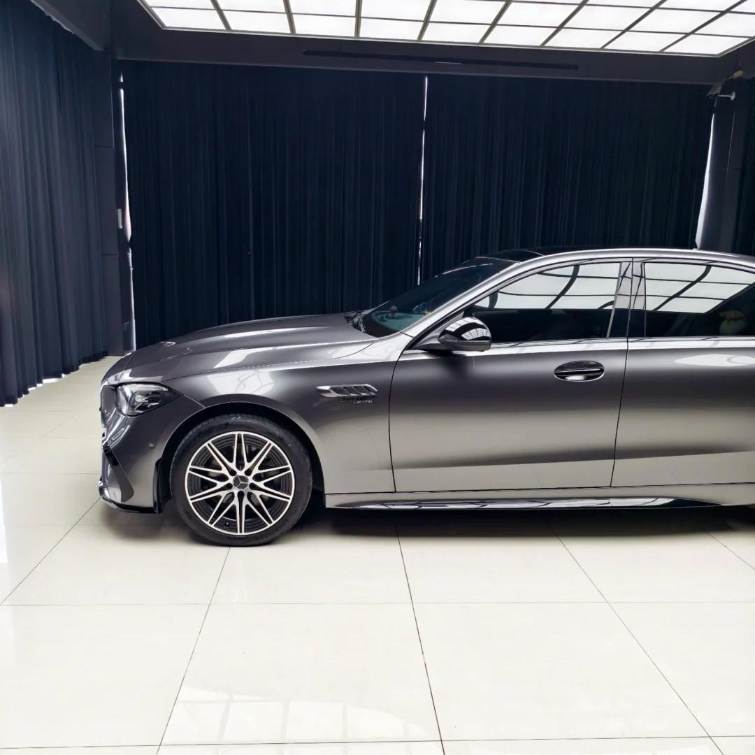Gloss Metallic Liquid Agate Grey Car Vinyl Wrap PET product image 8 - Veloro metallic vinyl wrap