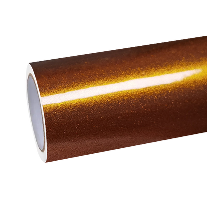 Gloss Metallic Liquid Copper Brown Car Vinyl Wrap