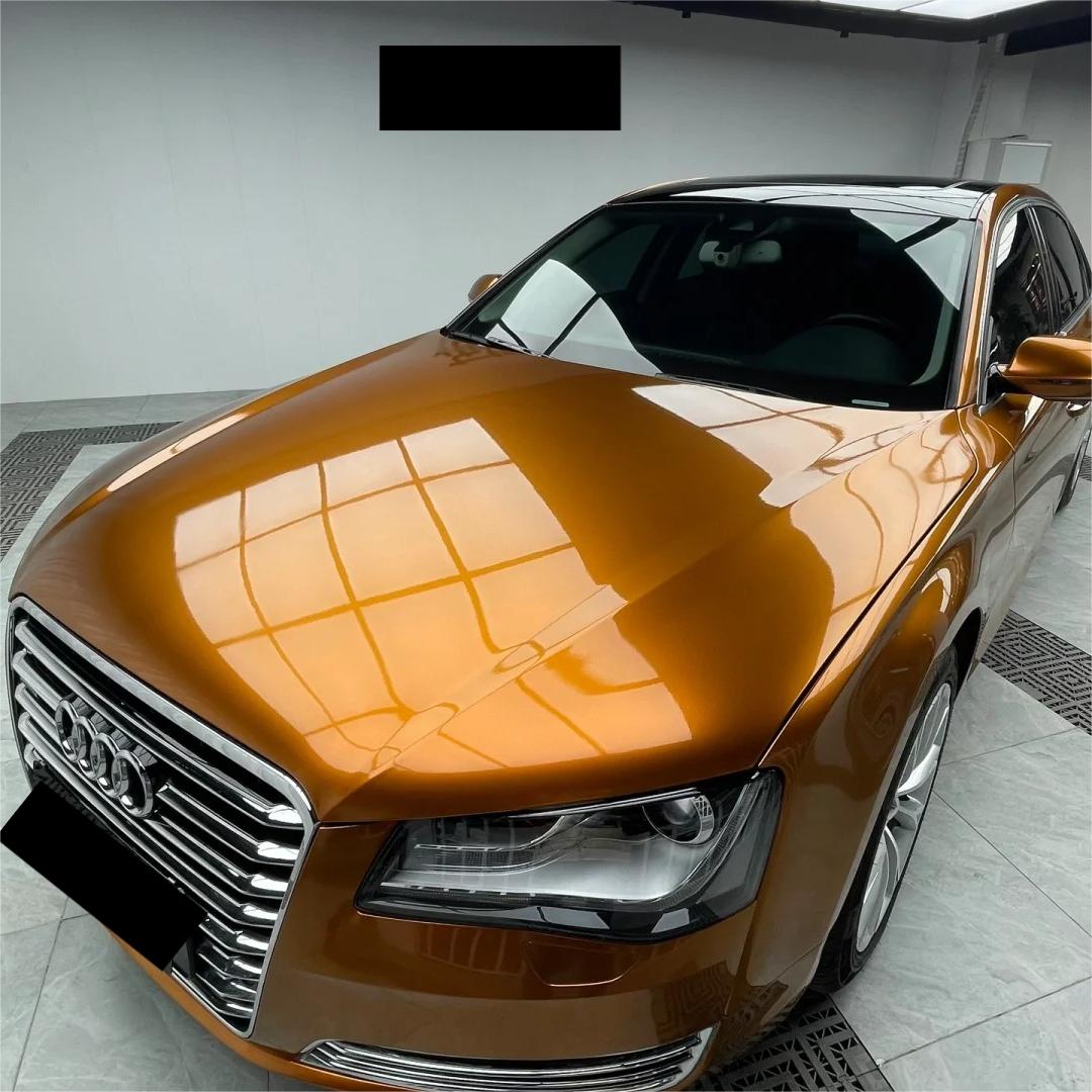 Gloss Metallic Liquid Copper Brown Car Vinyl Wrap product image 10 - Veloro metallic vinyl wrap