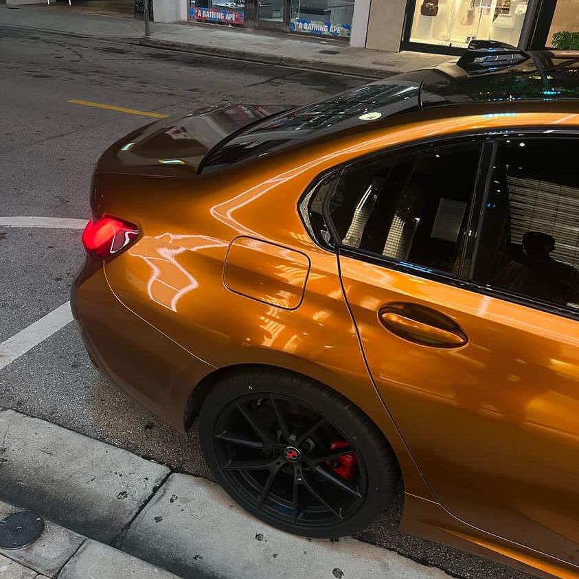 Gloss Metallic Liquid Copper Brown Car Vinyl Wrap product image 3 - Veloro metallic vinyl wrap