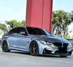 Gloss Metallic Liquid Grey Silver Car Vinyl Wrap PET product image 5 - Veloro metallic vinyl wrap
