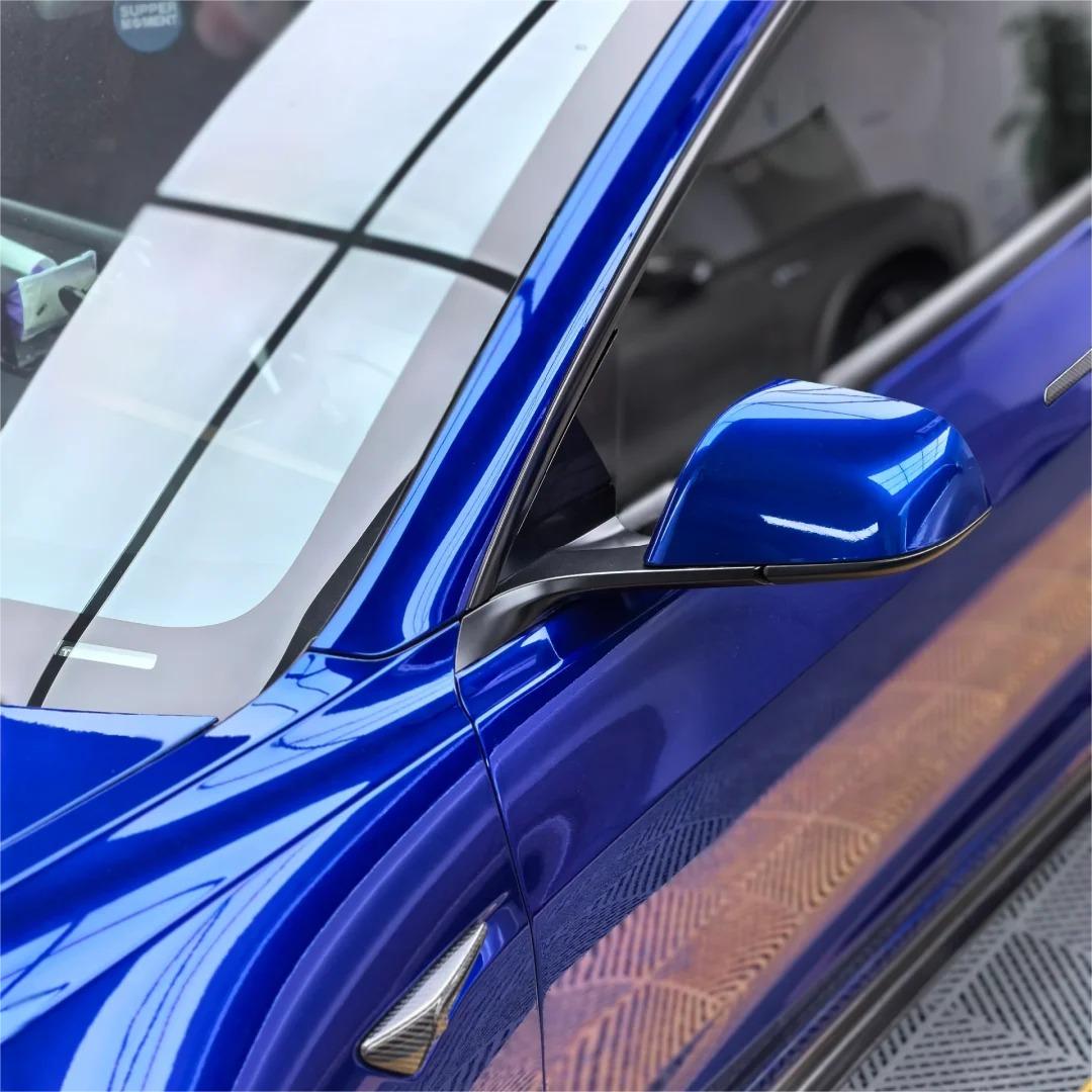 Gloss Metallic Liquid Ocean Blue Car Vinyl Wrap Paper backing product image 6 - Veloro metallic vinyl wrap