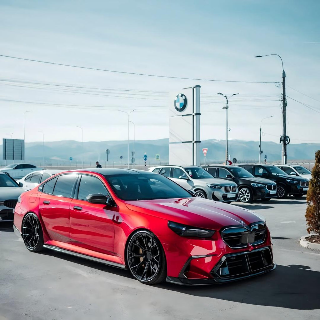 Gloss Metallic Liquid Ruby Red Car Vinyl Wrap PET product image 10 - Veloro metallic vinyl wrap