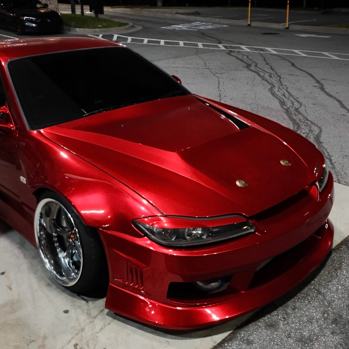 Gloss Metallic Liquid Ruby Red Car Vinyl Wrap PET product image 8 - Veloro metallic vinyl wrap