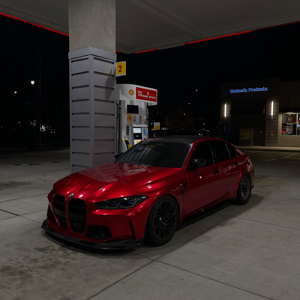 Gloss Metallic Liquid Ruby Red Car Vinyl Wrap PET product image 3 - Veloro metallic vinyl wrap