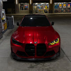Gloss Metallic Liquid Ruby Red Car Vinyl Wrap PET product image 2 - Veloro metallic vinyl wrap