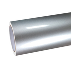 Gloss Metallic Liquid Silver Car Vinyl Wrap PET