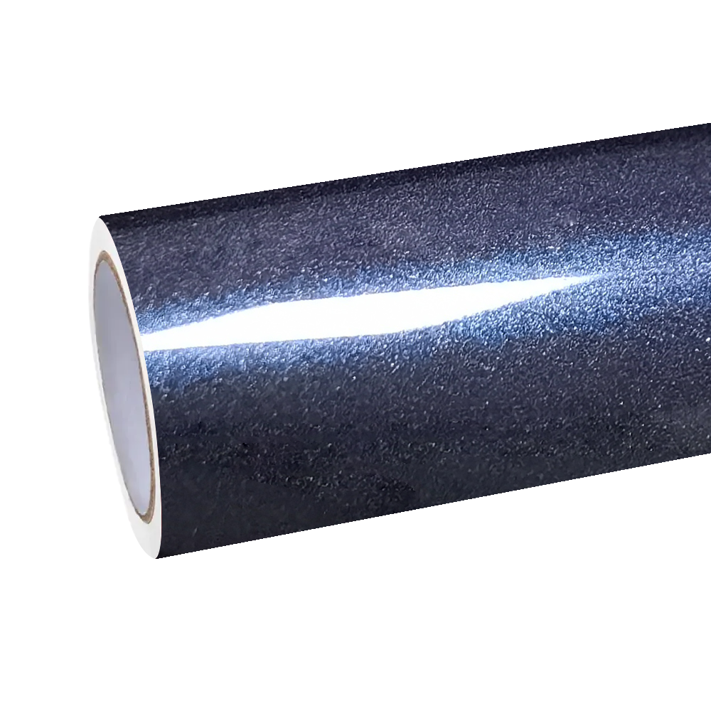 Gloss Metallic Macao Blue Car Vinyl Wrap PET