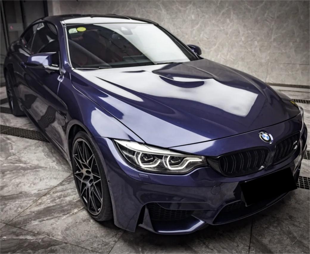 Gloss Metallic Macao Blue Car Vinyl Wrap PET product image 5 - Veloro metallic vinyl wrap