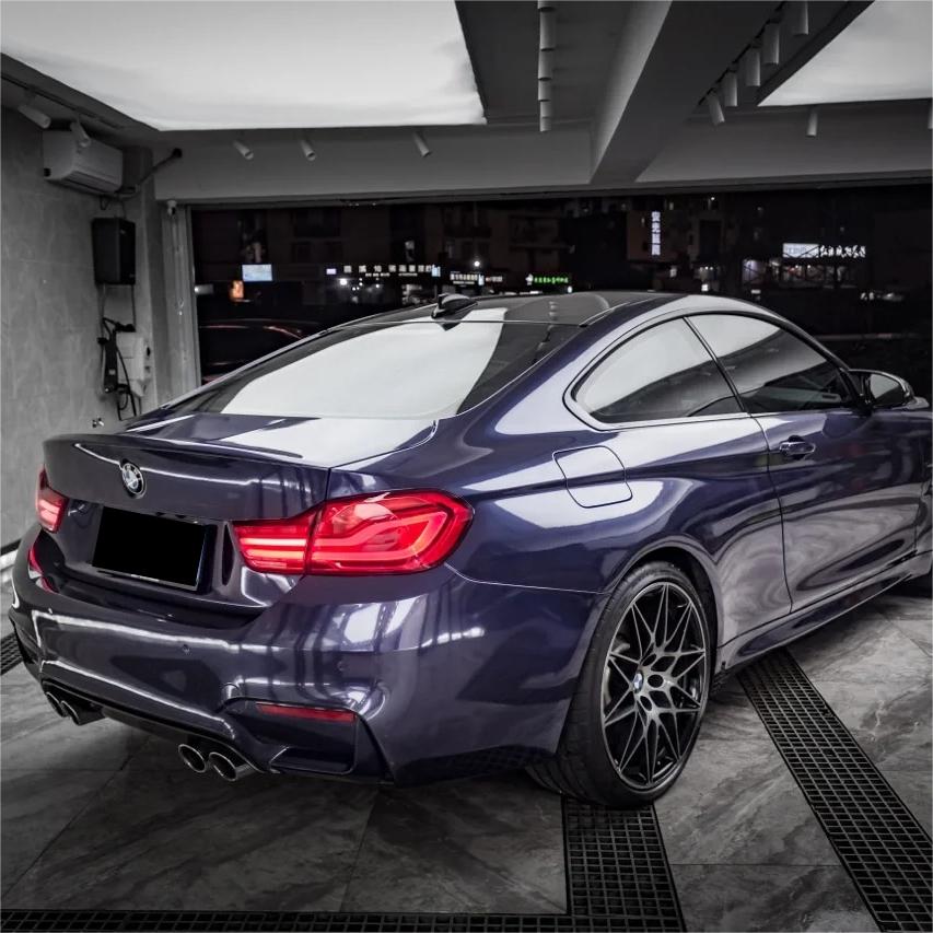 Gloss Metallic Macao Blue Car Vinyl Wrap PET product image 4 - Veloro metallic vinyl wrap