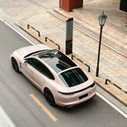 Gloss Metallic Macaron Peach Pink Car Vinyl Wrap product image 6 - Veloro metallic vinyl wrap