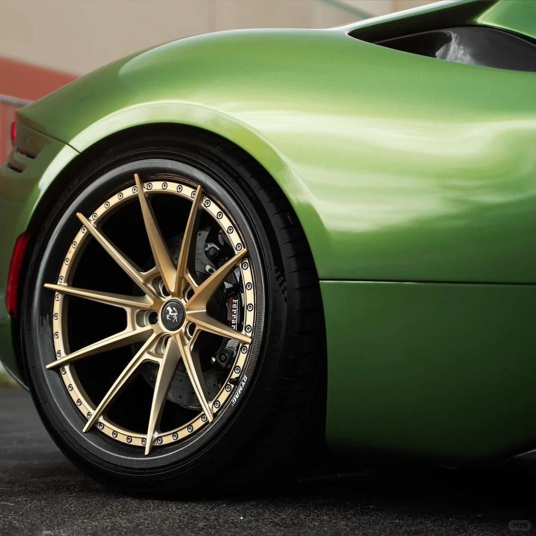 Gloss Metallic Mamba Green Car Vinyl Wrap PET product image 6 - Veloro metallic vinyl wrap