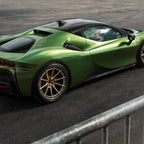 Gloss Metallic Mamba Green Car Vinyl Wrap PET product image 9 - Veloro metallic vinyl wrap